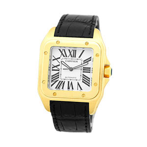 $10,000.00 Loan On Cartier Yellow Gold Santos 100