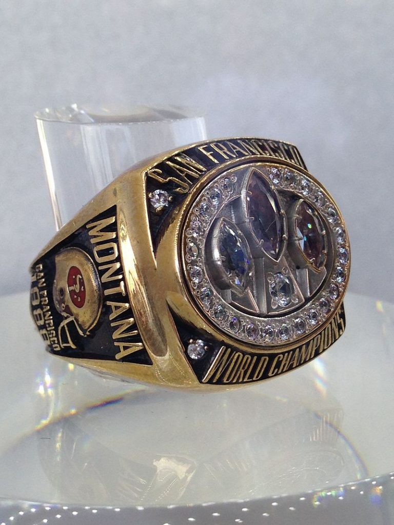 The San Francisco 49ers 1988-1989 Championship Ring.