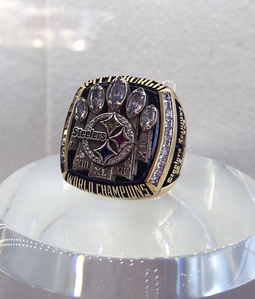 The Pittsburgh Steelers 2005-2006 Championship Ring.