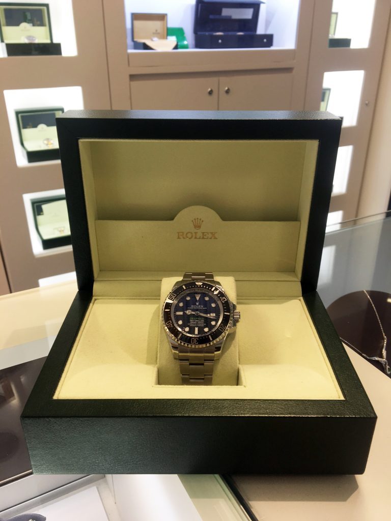 rolex deepsea in box